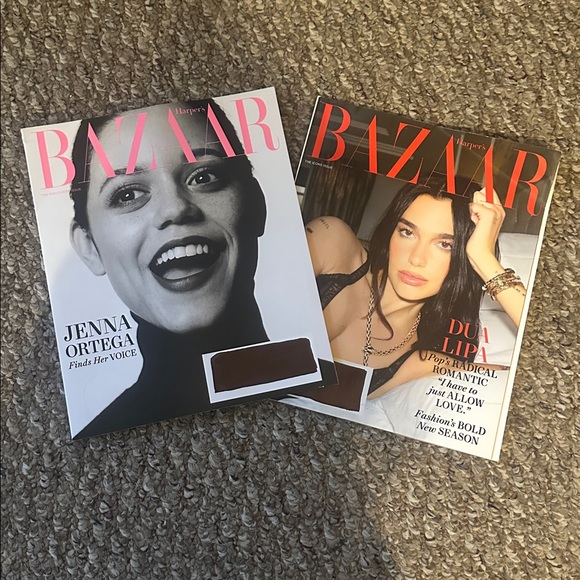 Harper's Bazaar Magazine Dua Lipa & Jenna Ortega - Picture 1 of 2
